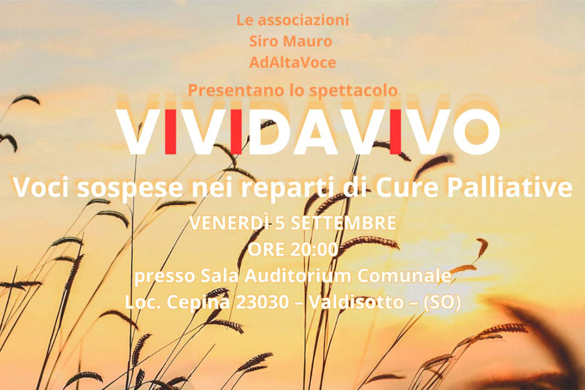 VIVIDAVIVO – rappresentazioni teatrali – Voci sospese nei servizi di cure palliative